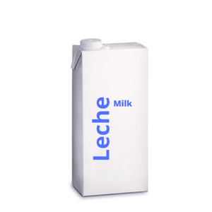 Proyecto tapones solidarios envase de leche